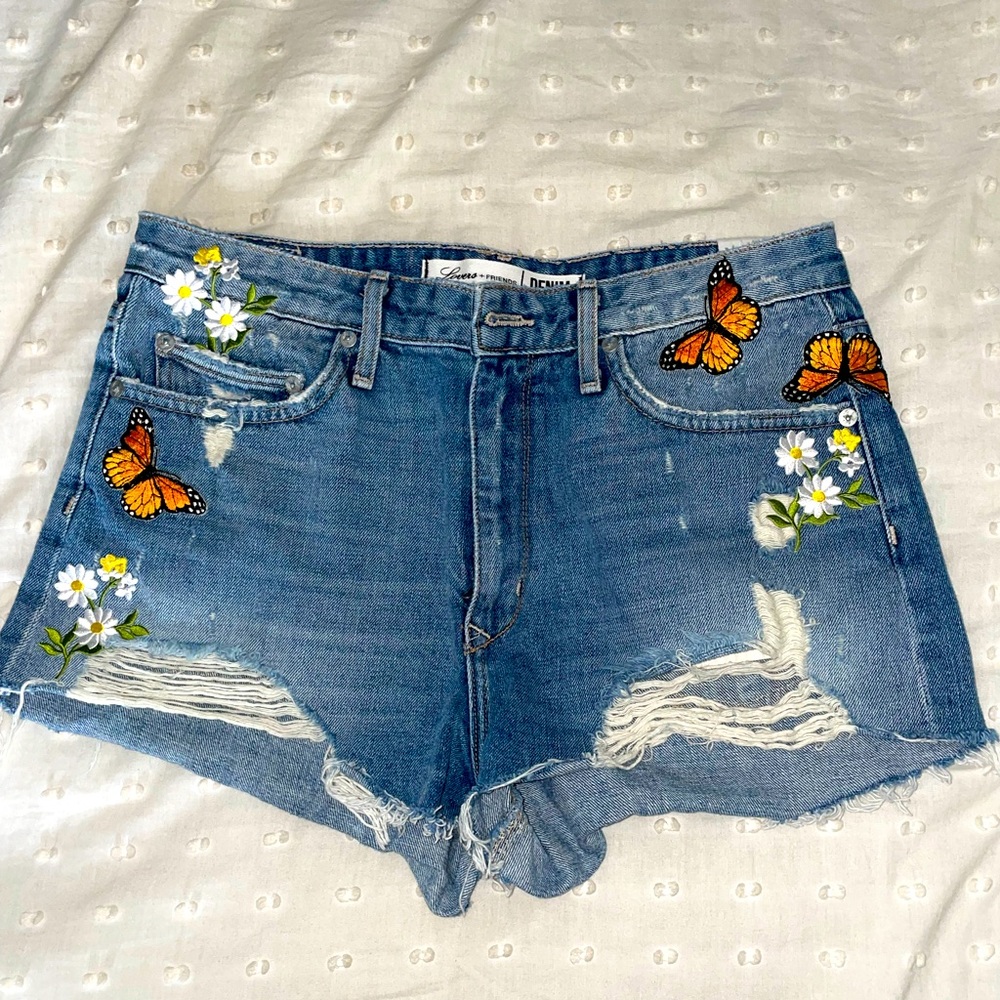 Lovers and Friends Jean Shorts